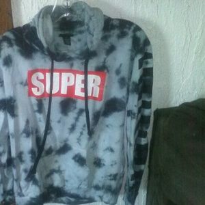 Rue21 thin tie-dye super hoodie